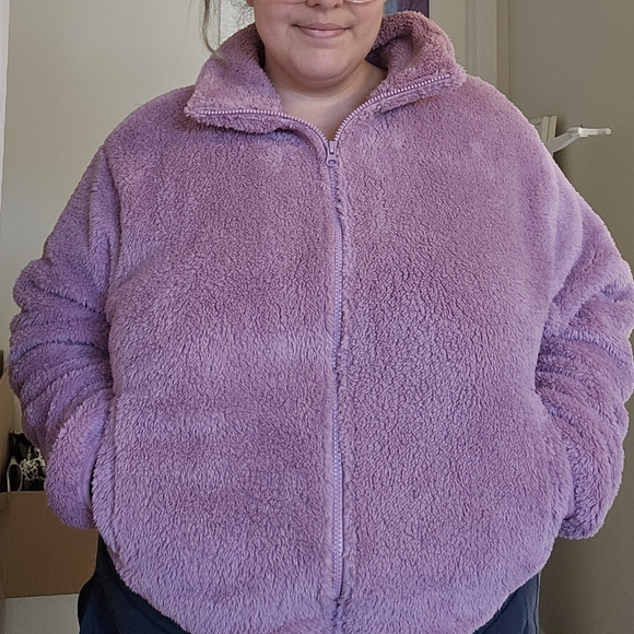(2 for$60)Old Navy Sherpa Sweater Fuzzy Soft Zip up XL - Picture 11 of 14